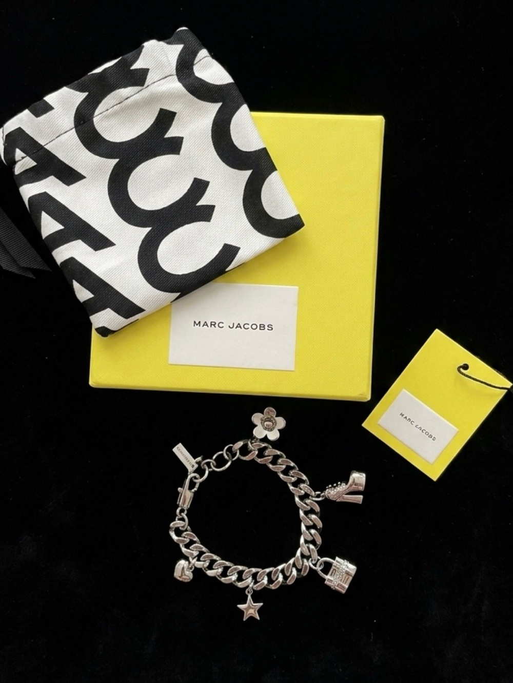 #87 NWT Marc Jacobs Mini Icon Charm Bracelet
